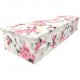 Bed of Pink Roses - Personalised Picture Coffin with Customised Design.